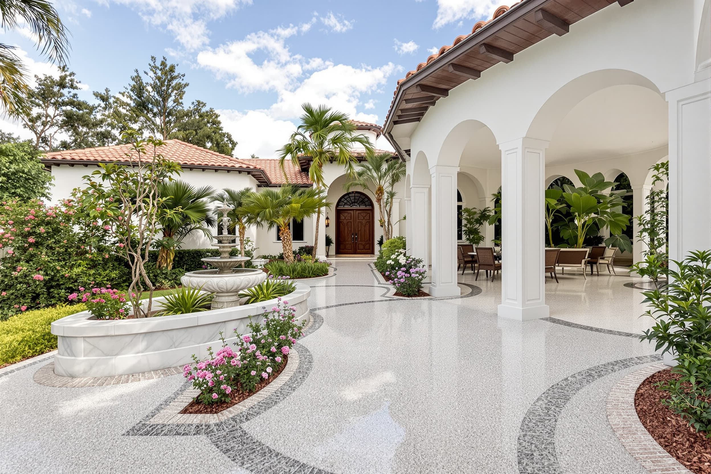 Grand Estate Entrance